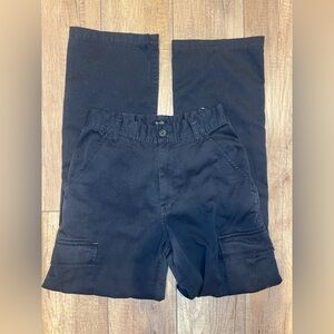 Brandy Melville Black Straight Leg Cargo Pants